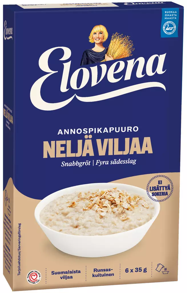 ELOVENA ANNOSPIKAPUURO 4 VILJAA 210G - Kissat - 6416597814199 - 1