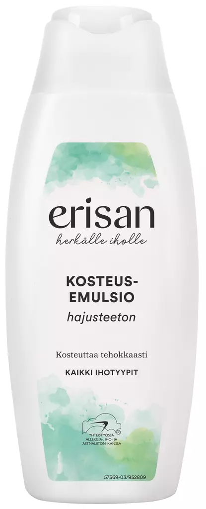 Erisan kosteusemulsio 250ml +B5 - Vartalo- ja kuorintavoiteet - 6417964575699 - 1