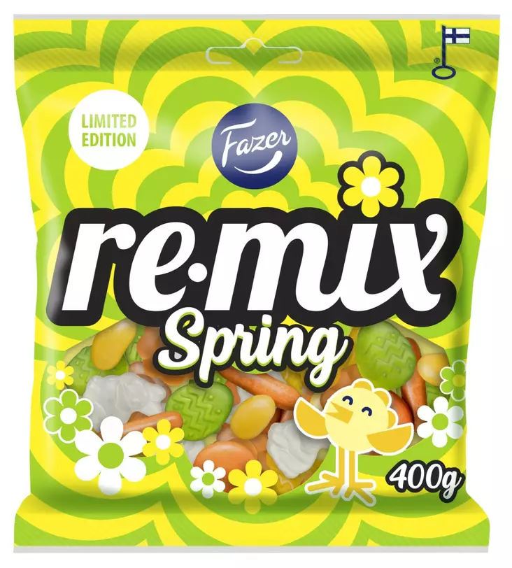 Fazer Remix karkkipussi Spring 400g - Karkit - 6416453049239 - 1