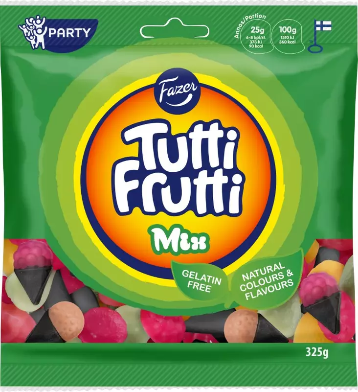Fazer Tutti Frutti mix 325g - Karkit - 6416453033979 - 1