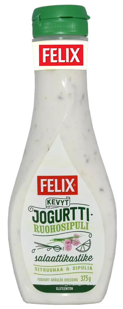 Felix kevyt jogurtti-ruohosipuli salaattikastike 375g - Salaatinkastikkeet - 6417808299149 - 1
