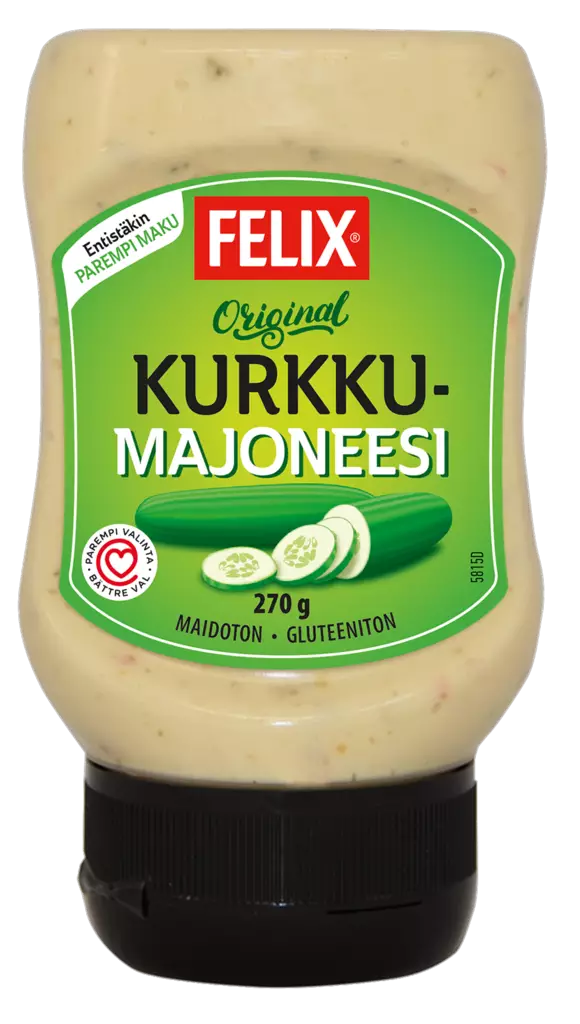 Felix kurkkumajoneesi 270g - Majoneesit,maustekastikkeet ja tahnat - 6417808235819 - 1