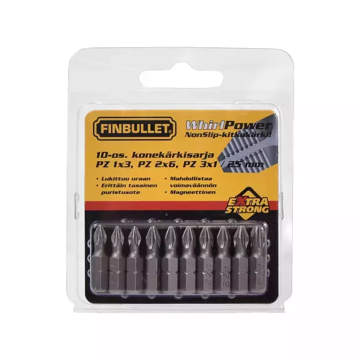 Finbullet Konekärkisarja 10-osainen - Kärkisarjat - 6430017702569 - 1