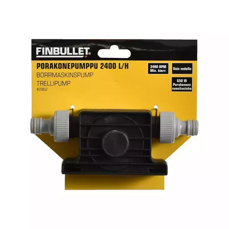 Finbullet porakonepumppu 2400l/h - Huoltotyökalut - 6438152028629 - 1