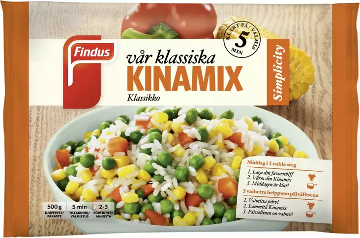 Findus kina-mix 500g - Kissat - 7310500060569 - 1