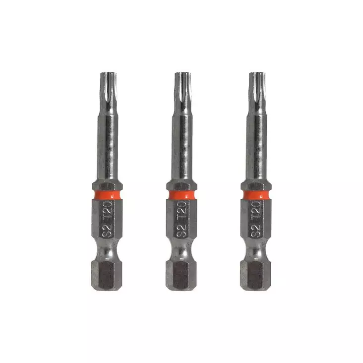 Finnbullet Torx-kärjet 4 kpl 1/4" t20x50 mm materiaali s2 - Kärkisarjat - 6438152033579 - 1