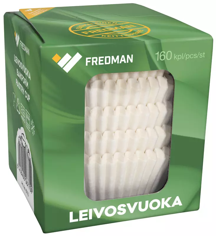 Fredman leivosvuoka 160kpl - Paperitarvikkeet - 6418400067709 - 1