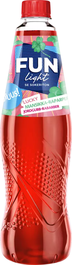 FUN Light mansikka-raparperi 0,5L - Mehut, mehutiivisteet ja glögit - 6417800031839 - 1