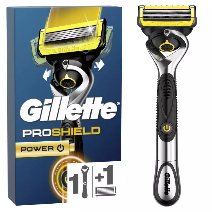 Gillette ProShield Power Razor For Men - Partahöylät ja -terät - 7702018558049 - 1