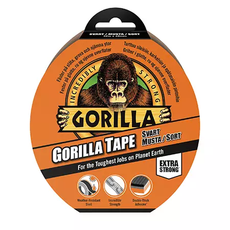 Gorilla Tape Black 32m - Rakennusliimat - 5704947004309 - 1