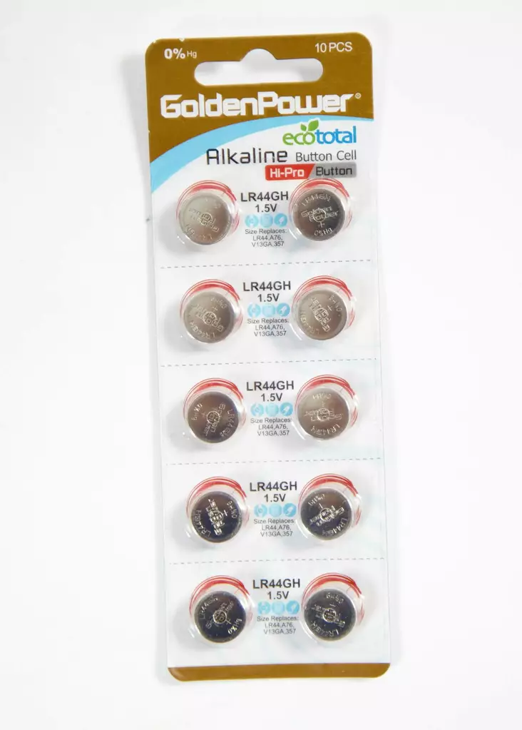 GP alkaali nappiparisto LR44 10kpl - Nappiparistot - 4895026704089 - 1