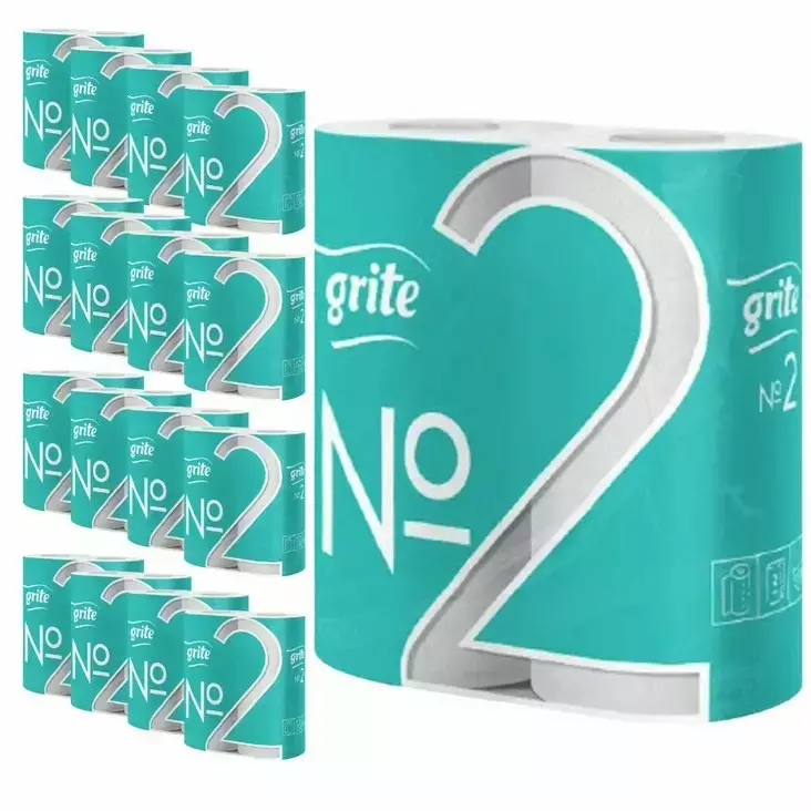 Grite NO2 Talouspaperi 16pkt x 2 rll/pkt - WC-paperit - 4770023262629 - 1