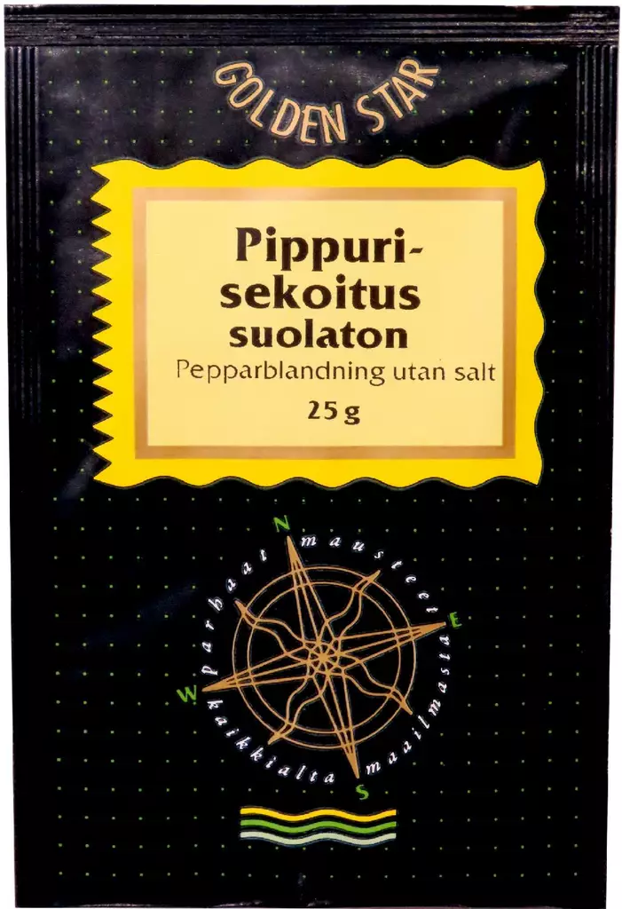 Gs pippurisekoitus suolaton 25g - Mausteet - 6434800007459 - 1