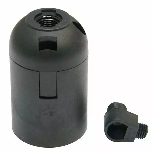 Harju lampunkanta E27 musta - Valaisintarvikkeet - 6438140944139 - 1