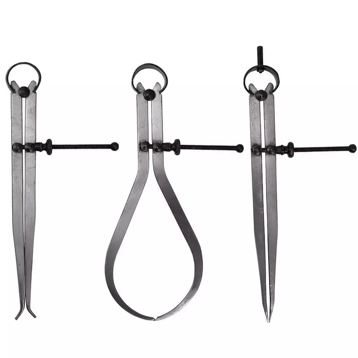 Harppisarja 200 mm 3-osainen - Merkkausvälineet - 6438152022559 - 1