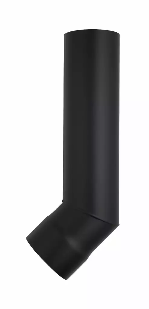 Harvia kulmaputki musta 45°/115mm - Kiuastarvikkeet - 6417659015929 - 1