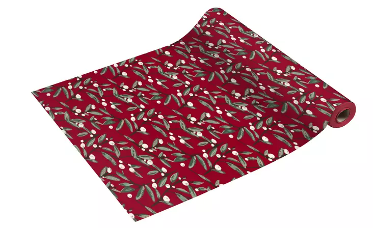 Havi kaitaliina 40cmx4,8m Varpu punainen - Pöytäliinat, tabletit ja esiliinat - 6411636741719 - 1
