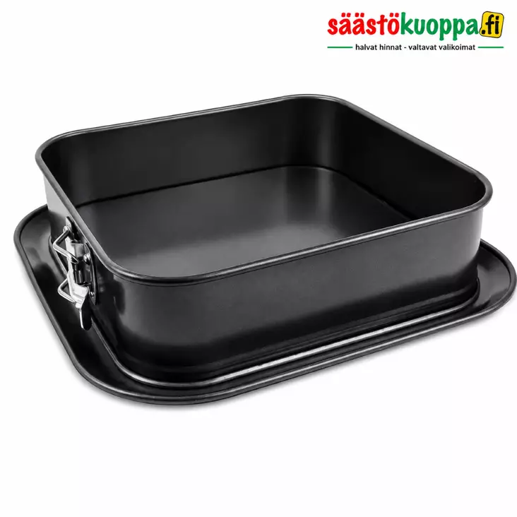 HEIROL irtopohjavuoka neliö 24cm 2l - Leivontatarvikkeet - 6419287303249 - 1