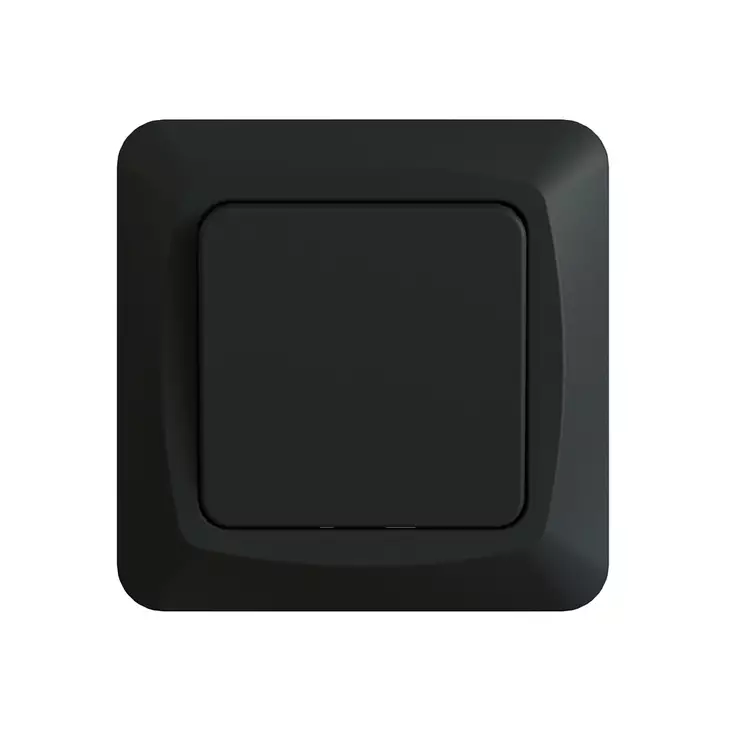 Hiili kytkin1/6 upotetteava JL musta - Sähköasennuskytkimet - 6438140197269 - 1