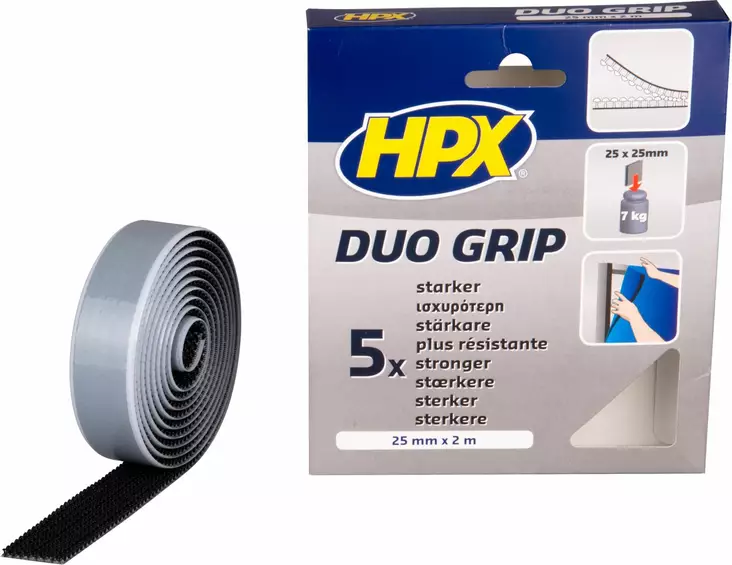 HPX DUO GRIP KIINNITYSNAUHA 25MMX2M - Autotarvikkeet - 5425014220759 - 1