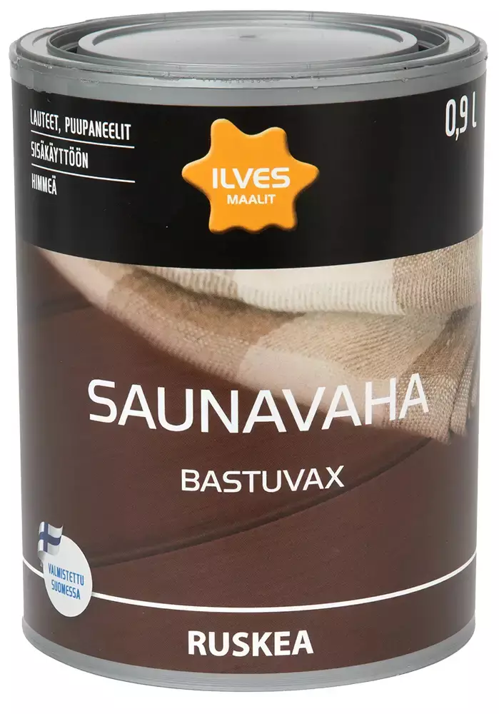 Ilves Saunavaha Ruskea 0,9L - Saunasuojat ja vahat - 6430026951989 - 1