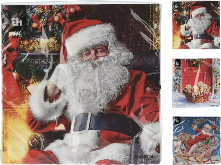 Jouluservetti 33x33cm - Joulukoristeet - 8721037217859 - 1