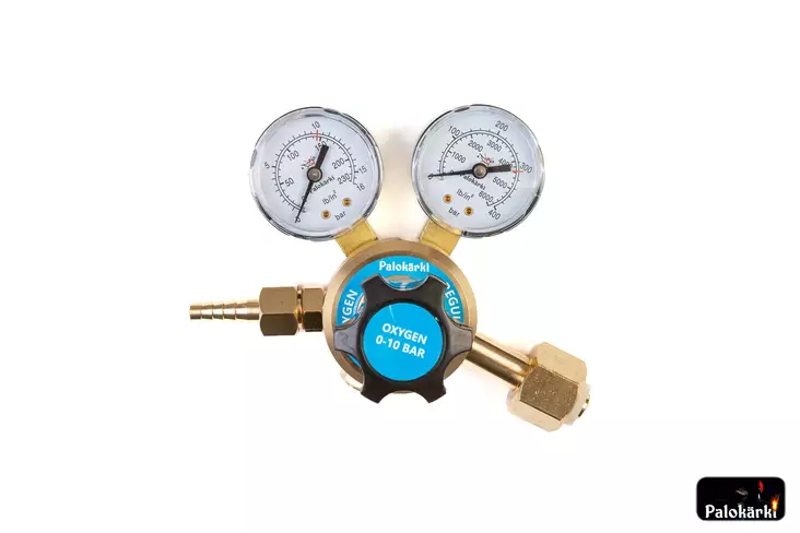 Kaasuvirtausmittari Happi 2-kellolla - Letkut, liittimet ja säätimet - 5051388257789 - 1