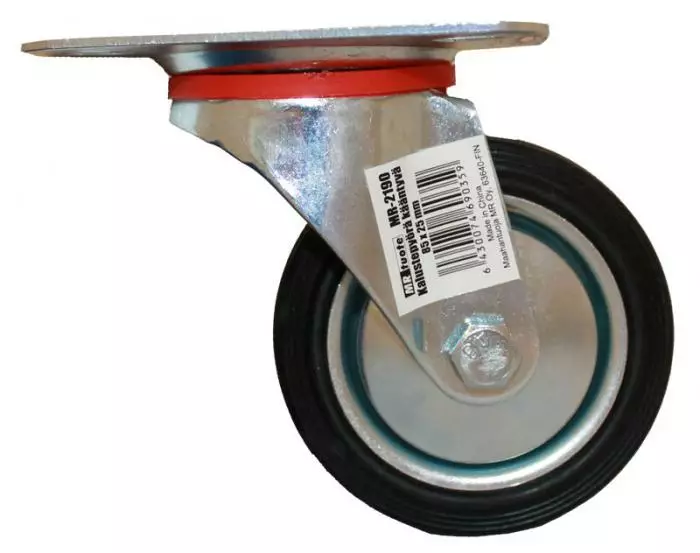 Kalustepyörä kääntyvä 85x25mm - Huonekalupyörät - 6430074690359 - 1