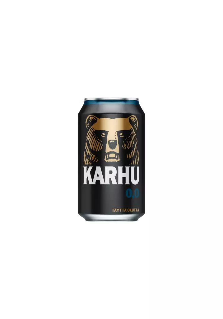 KARHU 0,0% 0,33L/TÖLKKI - Alkoholittomat juomat - 6415600549639 - 1