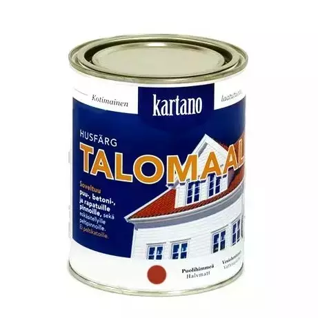 Kartano talomaali punainen 0,9l - Talomaalit - 6438168101149 - 1
