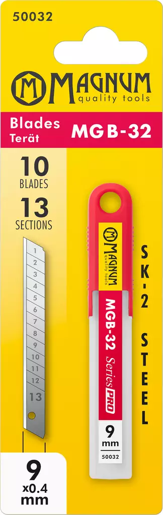 Katkoterät SeriesPro 10 kpl MGB-32 - Katkoteräveitset ja terät - 6418868500329 - 1