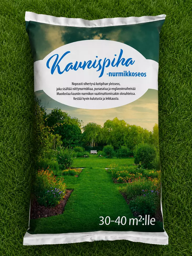 Kaunispiha-nurmikkoseos 1kg. - Siemenet ja sipulit - 6415152805009 - 1
