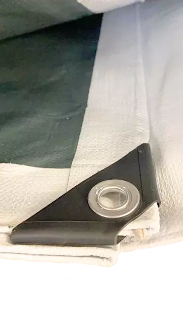 Kestopeite heavy 4x6m valk/hopea 250g/m² - Suojapeitteet ja pressut - 6438159910019 - 1