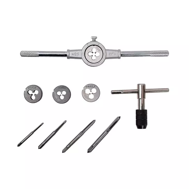 Kierrepakkasarja 10 osaa 3-6 mm - Kierretyökalut - 6430017701449 - 1