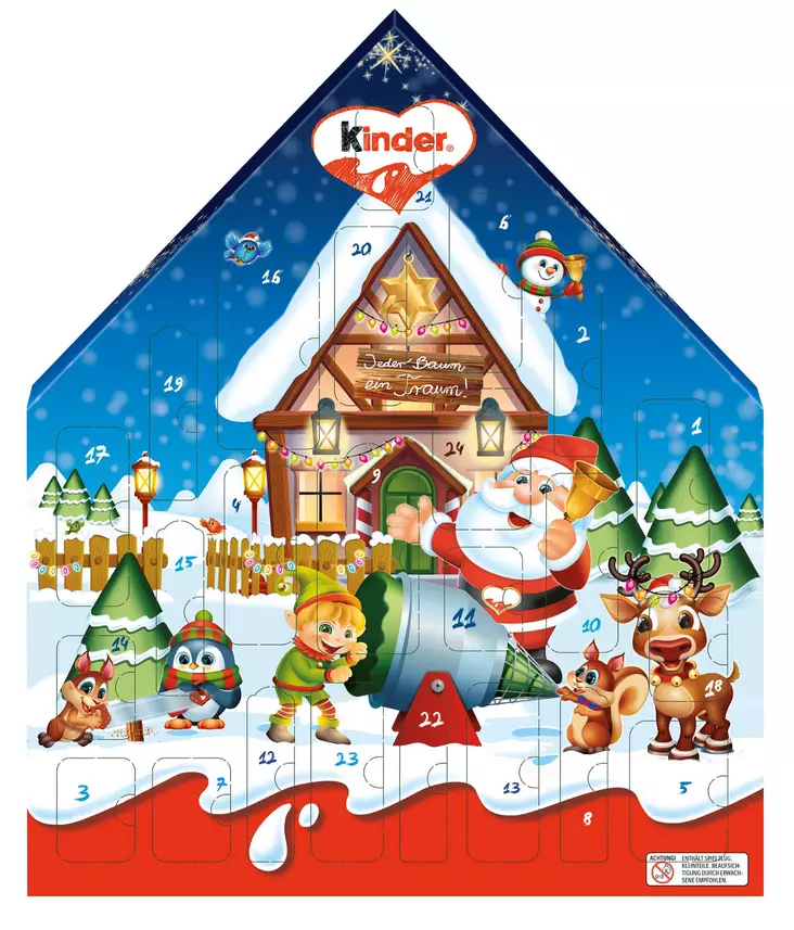 Kinder Joulukalenteri 351g - Joulu - 4008400312729 - 1