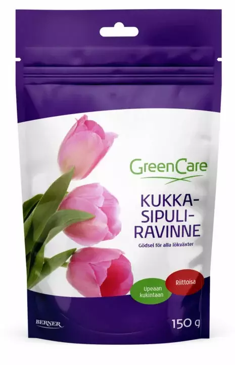 Kukkasipuliravinne Greencare 150G - Sisäkukkien ja huonekasvien ravinteet - 6414505187649 - 1