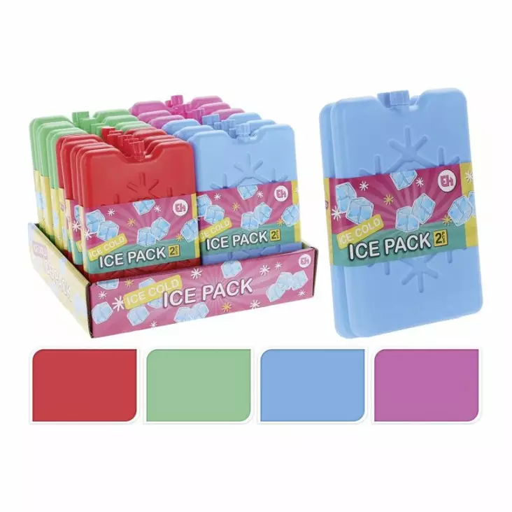 Kylmäkalle 2kpl/pkt ,värilajitelma - Kylmälaukut,kylmäkallet ja jääpalamuotit - 8721037393249 - 1