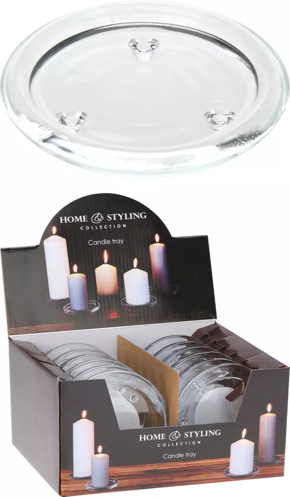 Kynttilän alunen lasia 10cm - Maljakot ja kynttilänjalat - 8711295596469 - 1