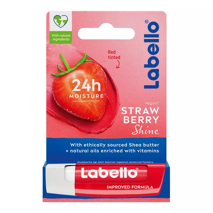 Labello huulivoide 4,8g Strawberry Shine - Huulivoiteet - 4005900978349 - 2
