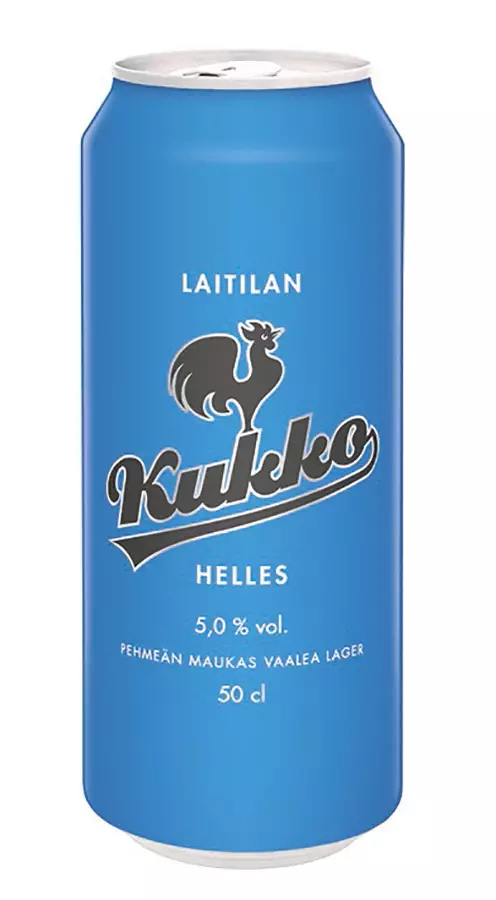LAITILAN KUKKO HELLES 5% 0,5L - Kissat - 6418654005069 - 1