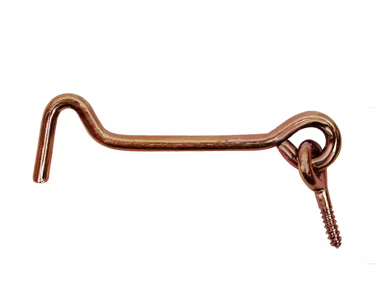 Lankahaka 3,5mm/50mm 2kpl messinki - Lukot,lukitus ja nivelsalvat - 6414671080089 - 1