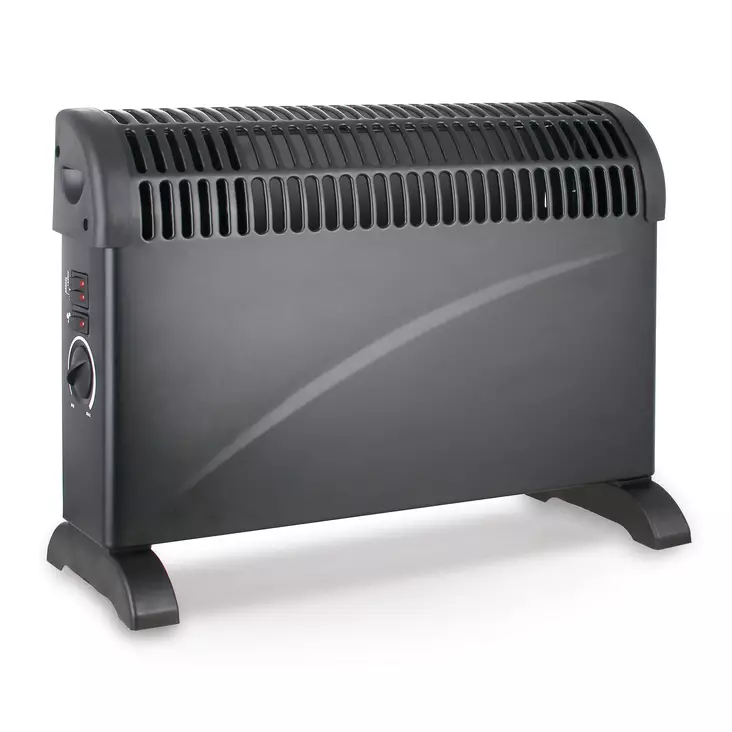 Läpivirtauslämmitin 2000W Turbo musta - Lämmittimet ja terassilämmittimet - 6438168121529 - 1