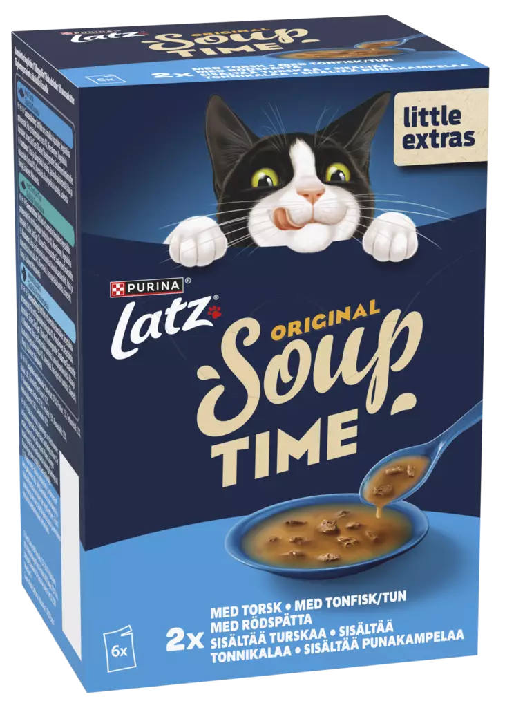 LATZ Soup Time Fish lajitelma 6x48g - Kissan märkäruoat - 7613036632379 - 1