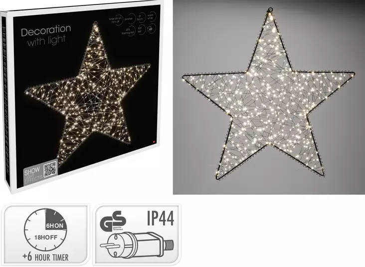 Led-tähti 36cm - Jouluvalot - 8721461181139 - 1