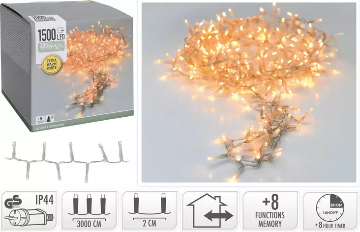 Led-valosarja 1500led 30m - Jouluvalot - 8720573811989 - 1