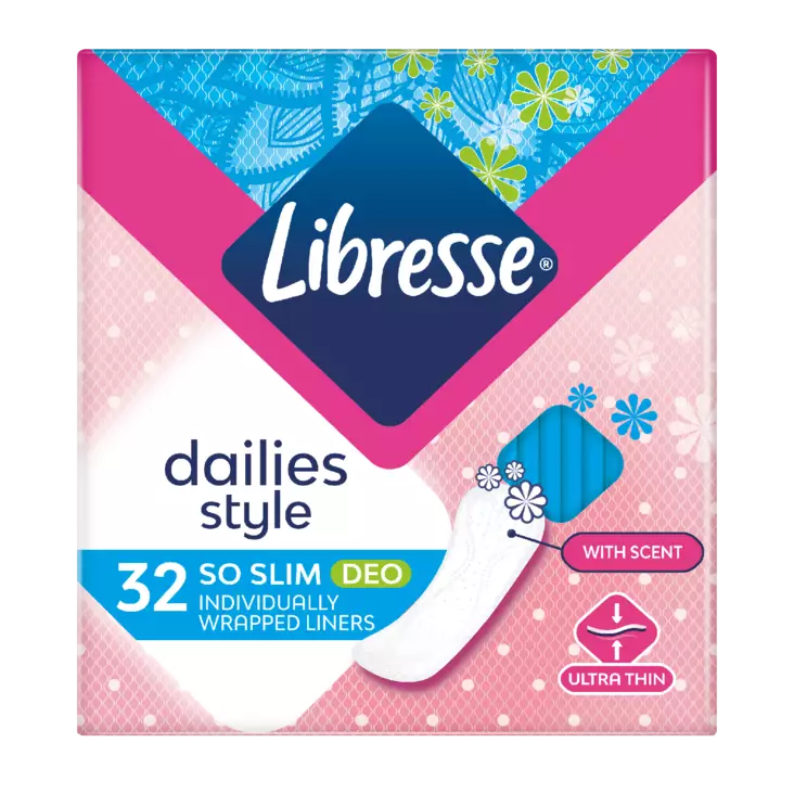 Libresse 32 SoSlim Deo Fresh pikkuhousun - Pikkuhousunsuojat ja siteet - 7322540465099 - 1