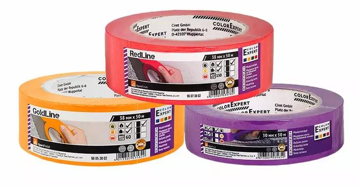 Maalarinteippi 50mmx50m washi uv150 pun. - Teipit - 4013307535799 - 1