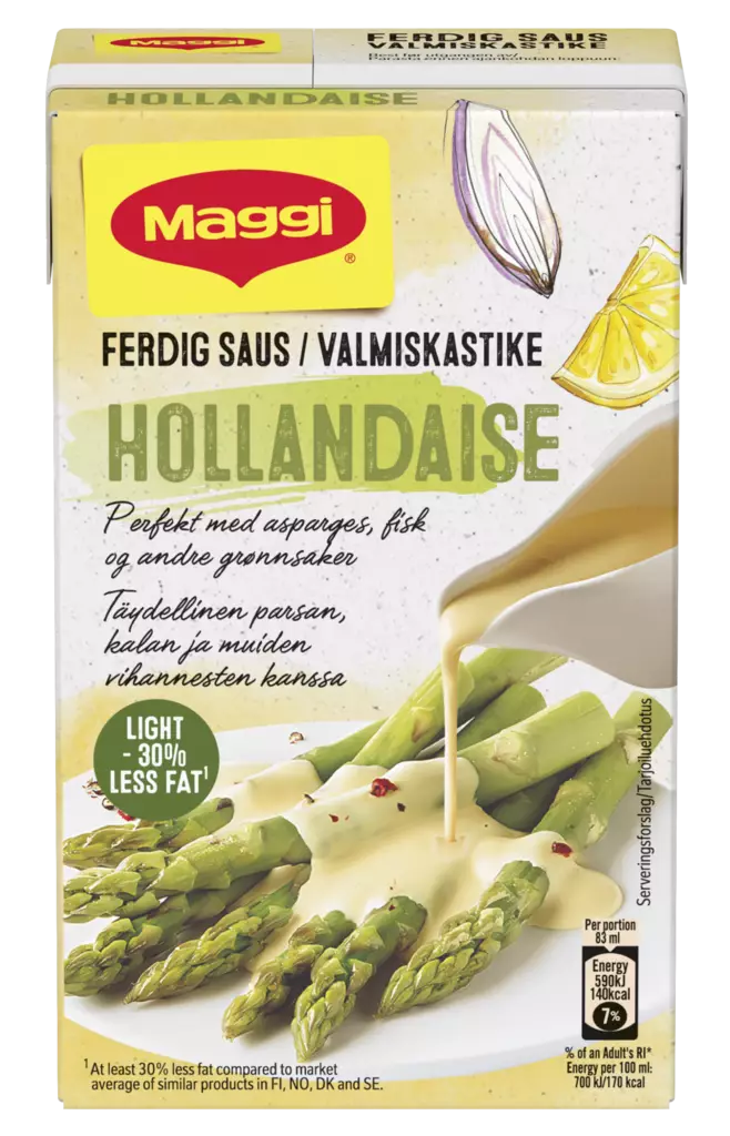 Maggi Hollandaise 250ml - Kuivaruoka-aineet, keitot ja kastikkeet - 8445290580429 - 1