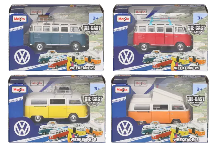 Maisto vw samba pakettiauto - Leikkiautot ja kauko-ohjattavat autot - 6410416155449 - 10