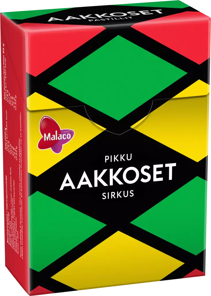 Malaco Pikku Aakkoset Sirkus pastilli 75 - Karkit - 6420256911969 - 1